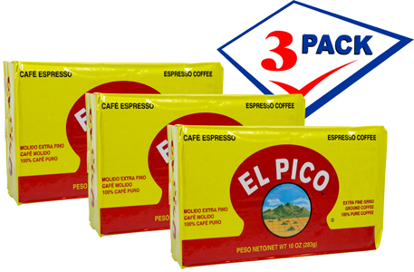 El Pico Cuban Coffee 10 oz. Pack of 3